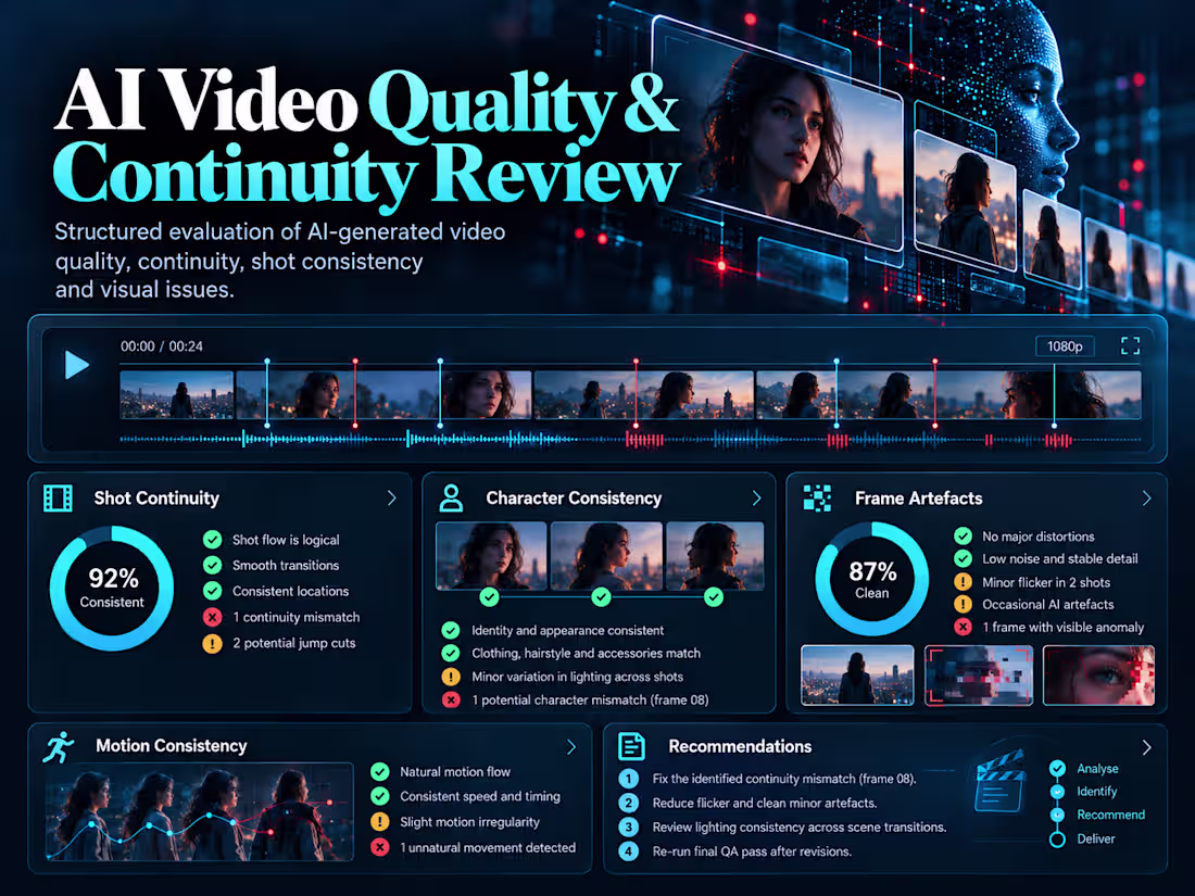 Cover image for AI Video Quality & Continuity Review