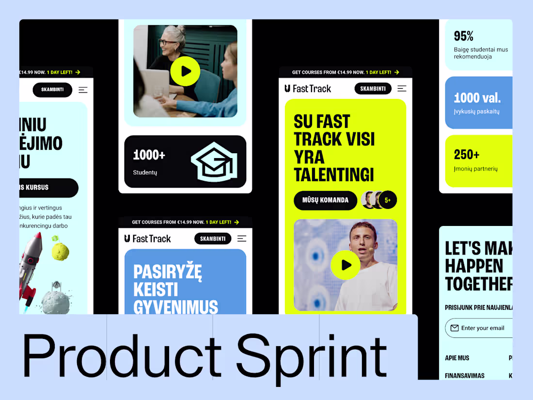 Cover image for Product Design Sprint: One Flow in One Week