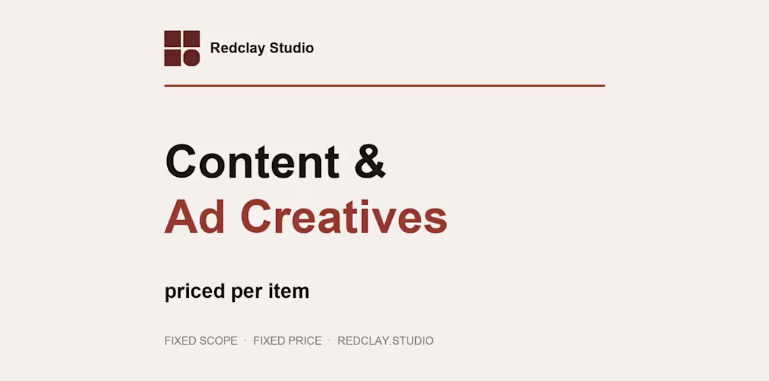 Cover image for Content & Ad Creatives