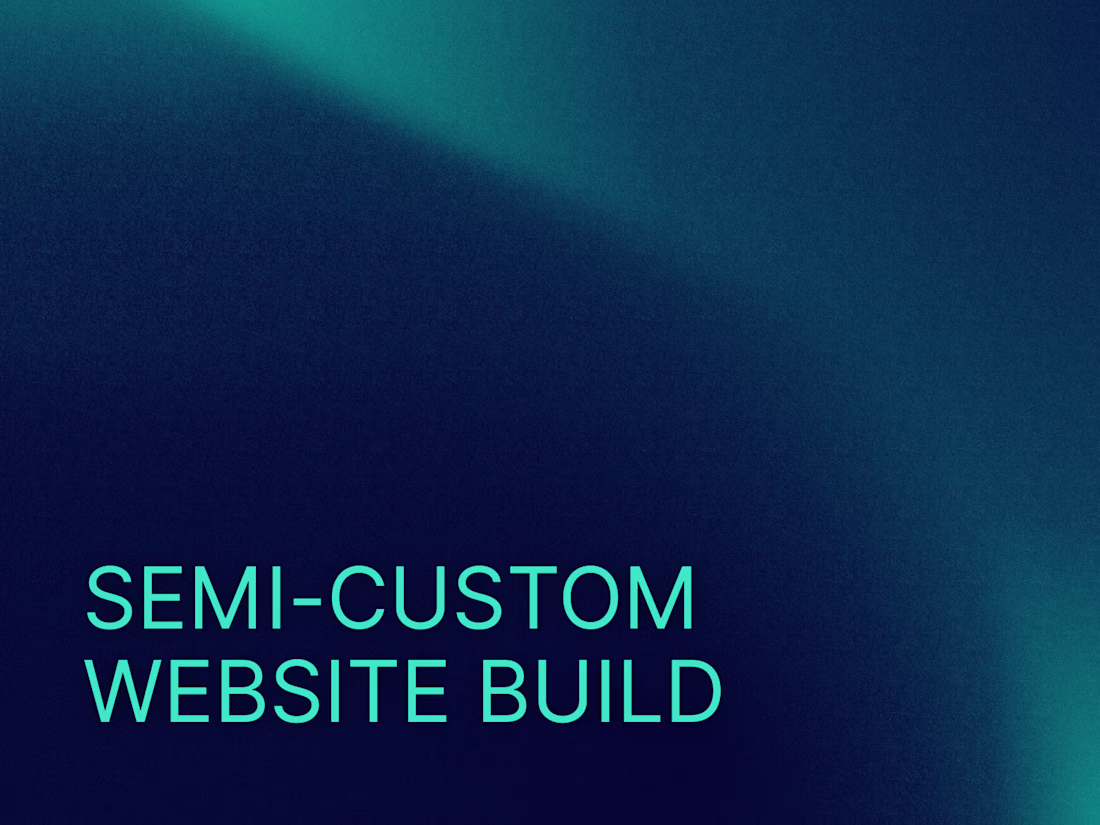 Cover image for Semi-Custom Squarespace Website Sprint