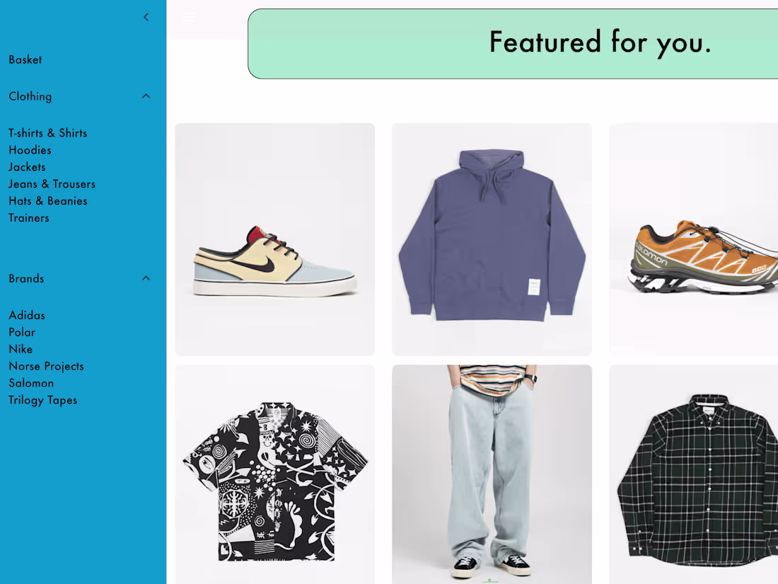 Cover image for E-commerce Website with Custom UI