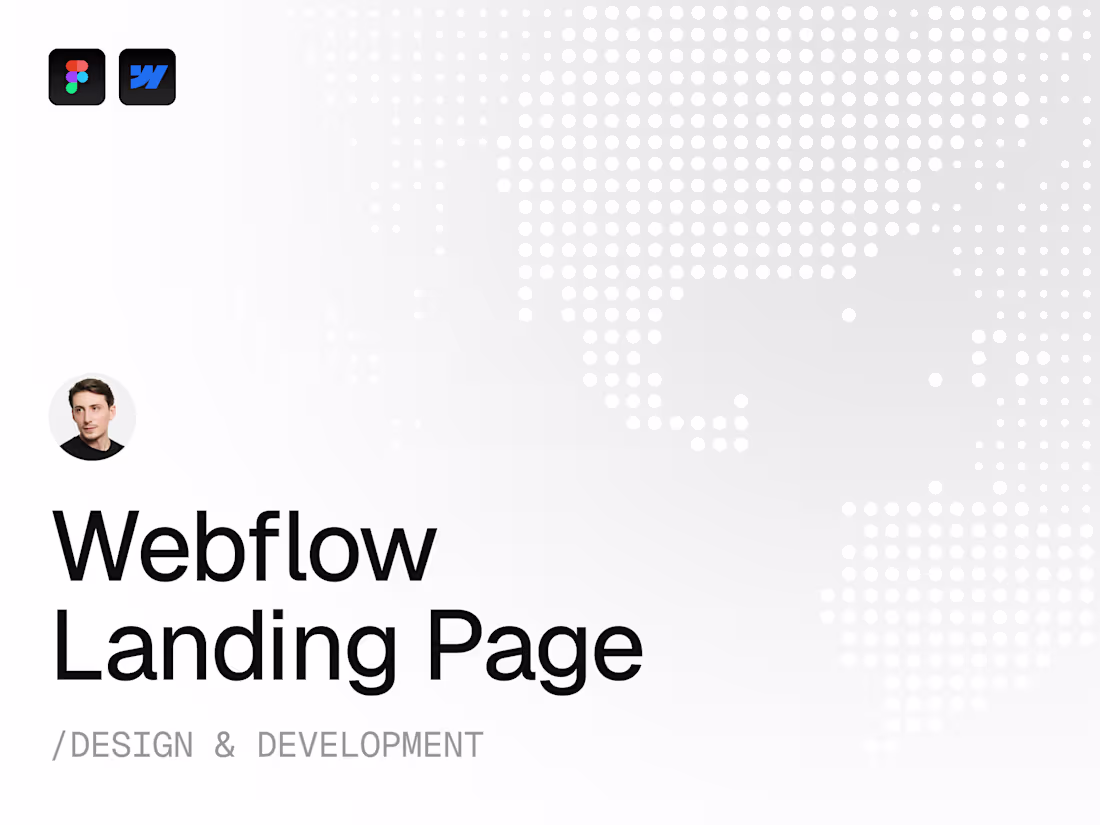 Cover image for Webflow Landing Page (Design & Development)