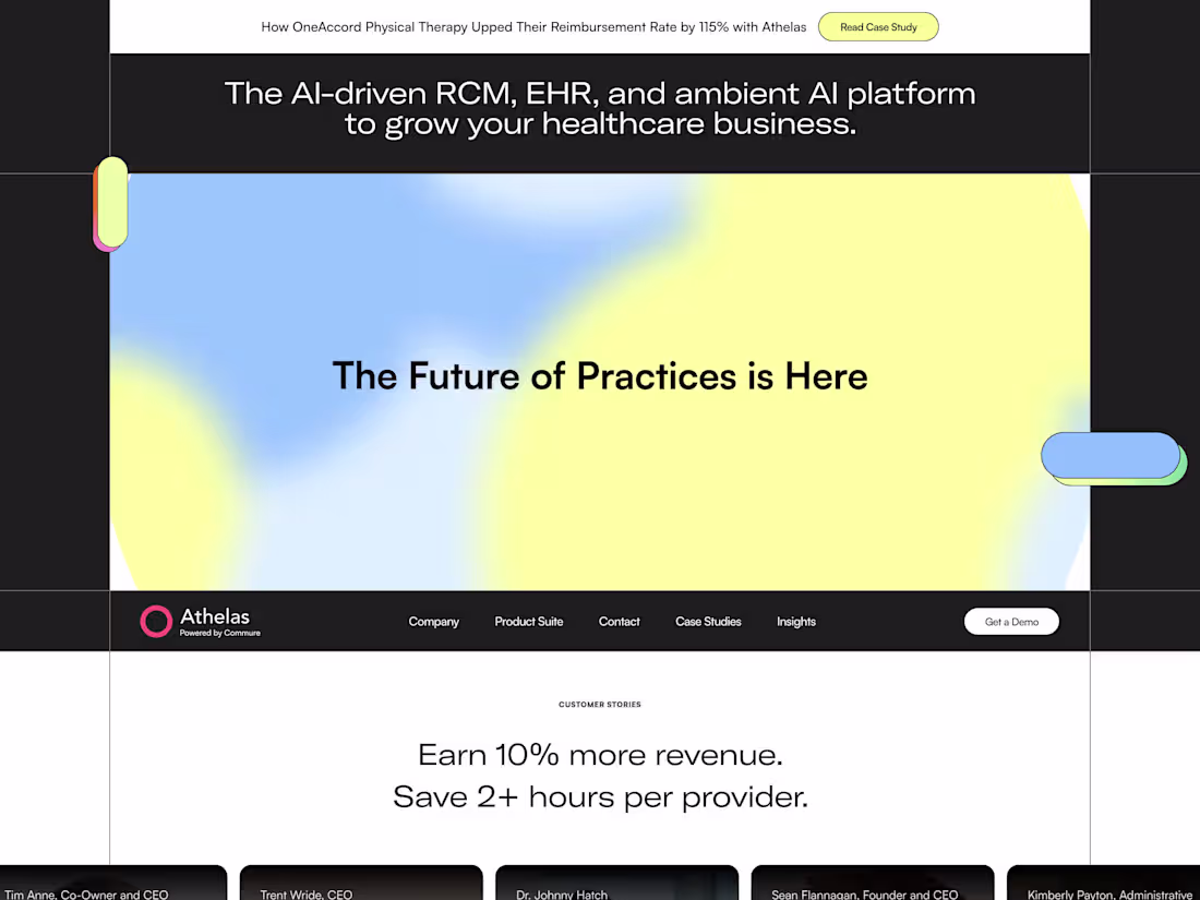 Cover image for Athelas Webflow Site