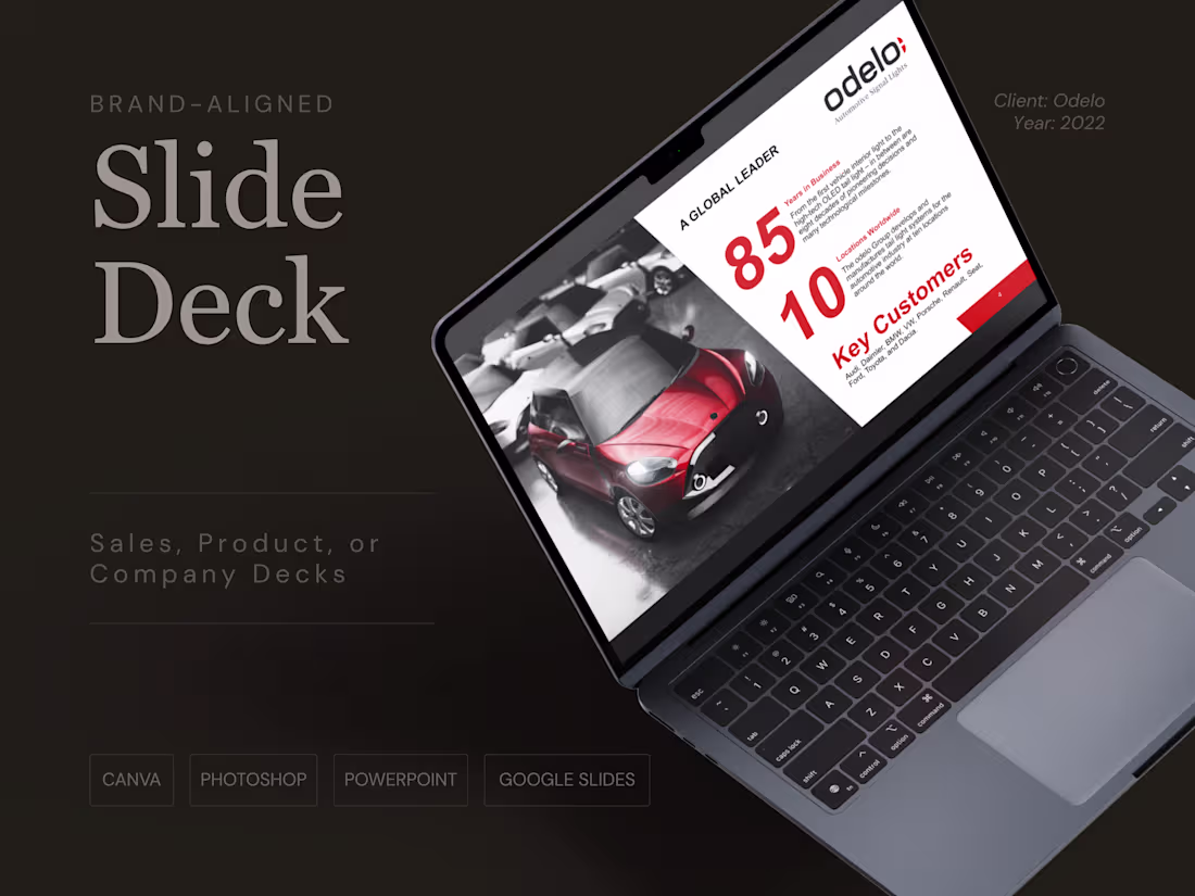Cover image for Branded Presentation - Sales, Product & Company Decks