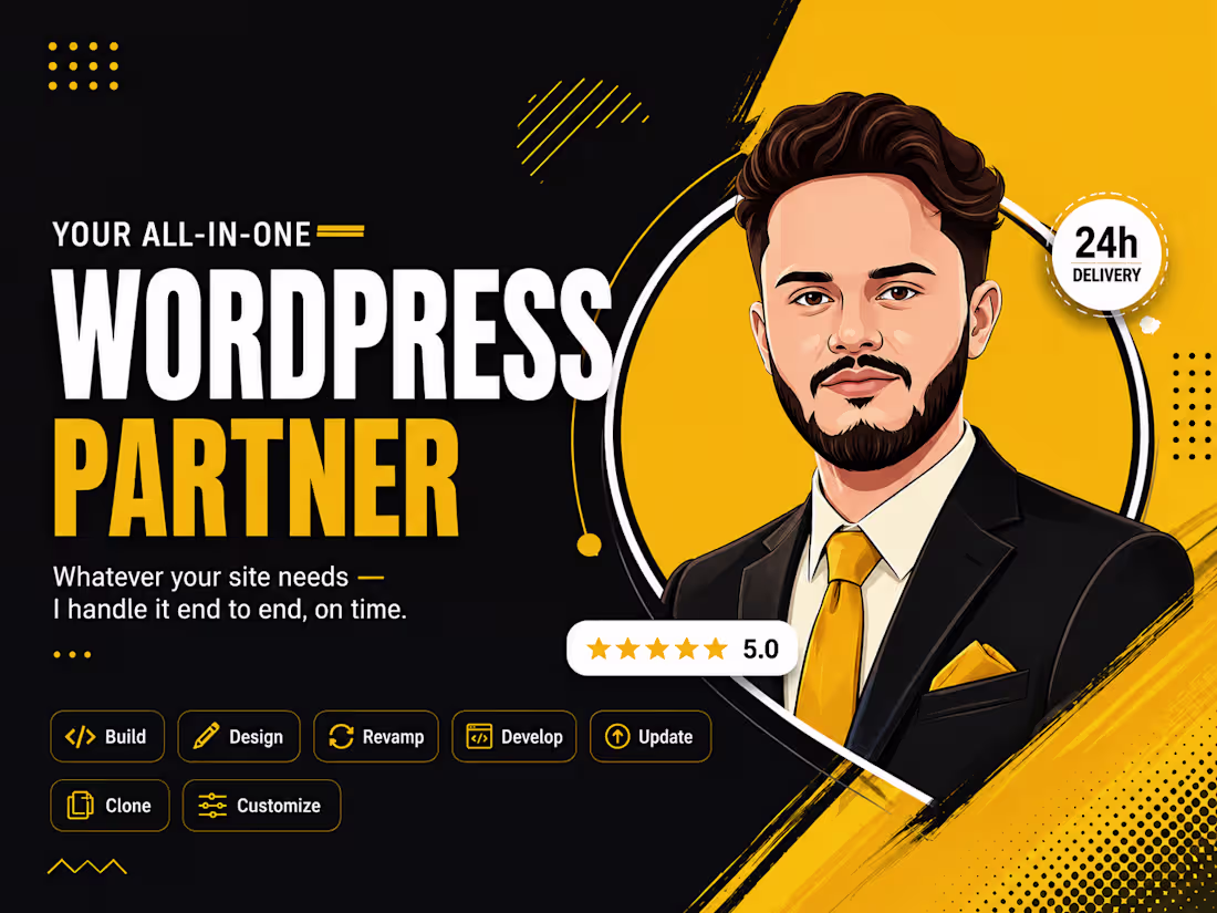 Cover image for WordPress Developer | WordPress Designer | Elementor Pro