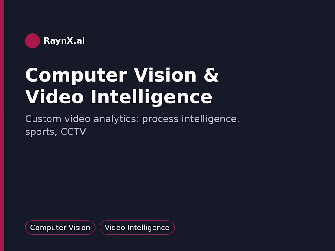 Cover image for Computer Vision & Video Intelligence