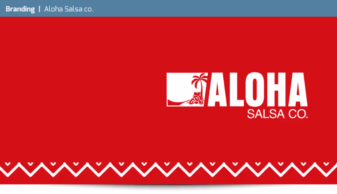 Cover image for Brand design for Aloha Salsa co.