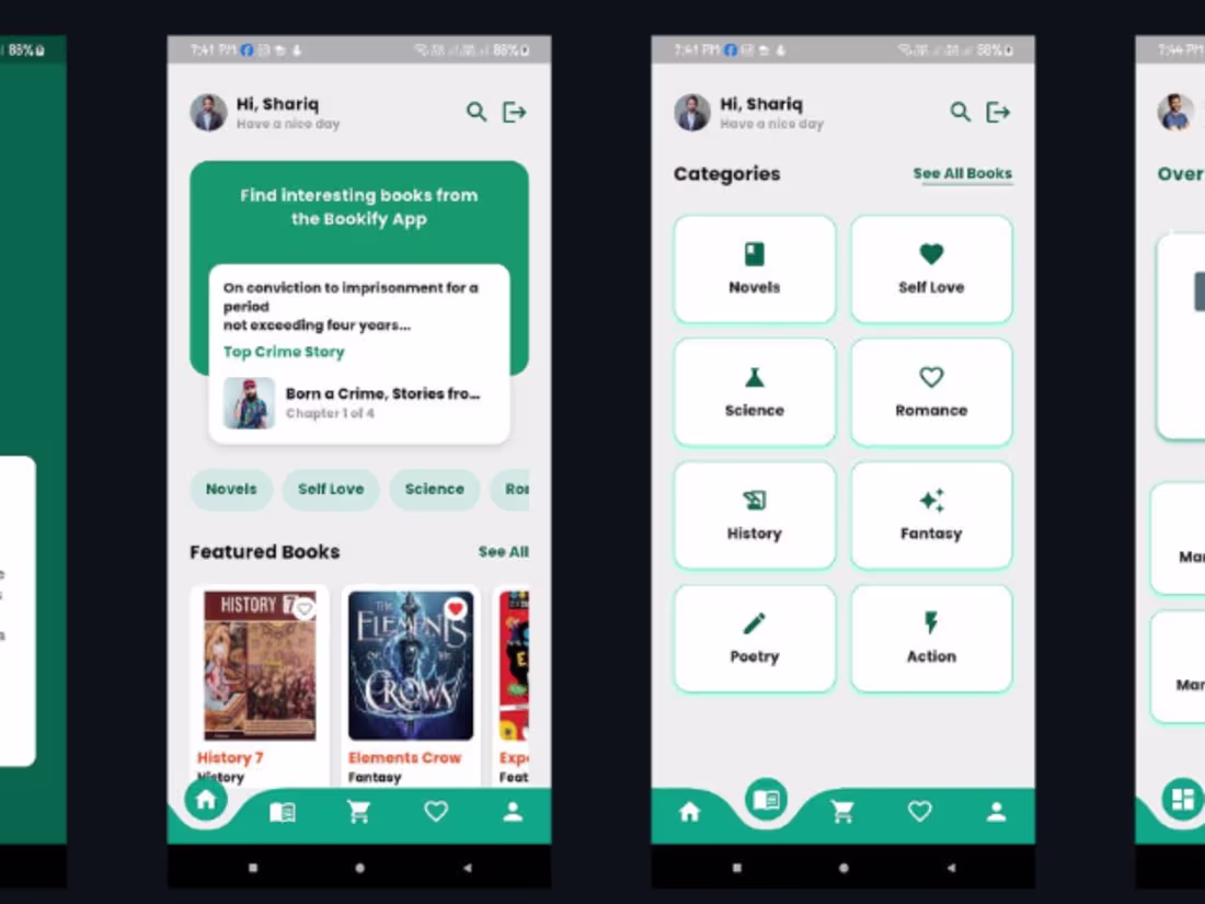 Cover image for Bookify App - Flutter
My role. Mobile