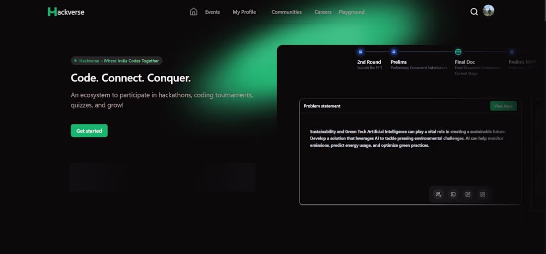 Cover image for I developed hackverse a real