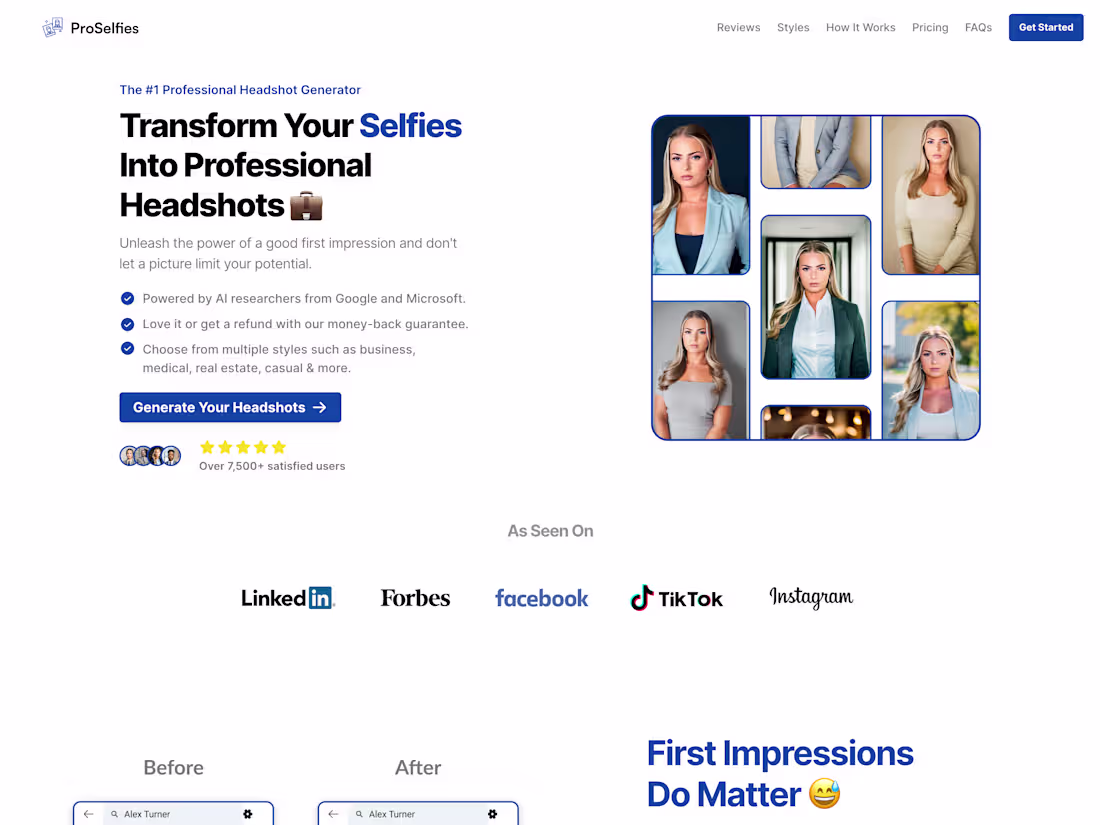 Cover image for SaaS - AI Headshot Generator