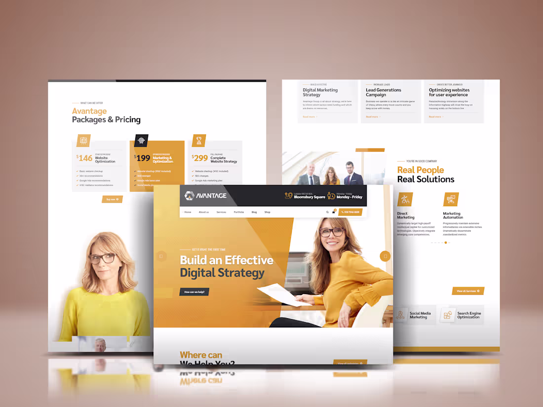 Cover image for WordPress Digital Strategy website