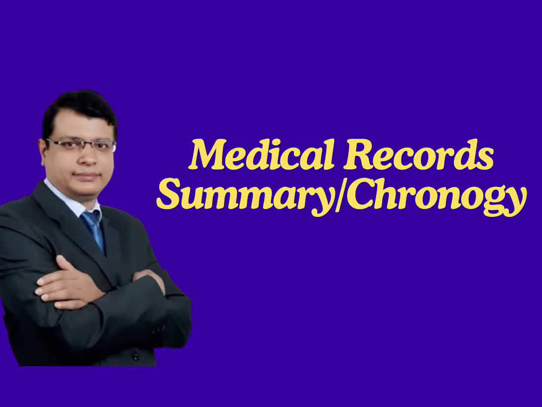 Cover image for Medical records summary
