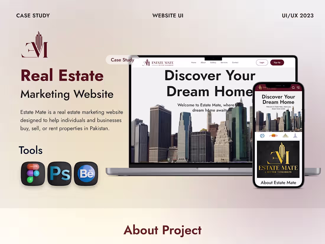 Cover image for Real Estate Website UI/UX Design | Property Website Design