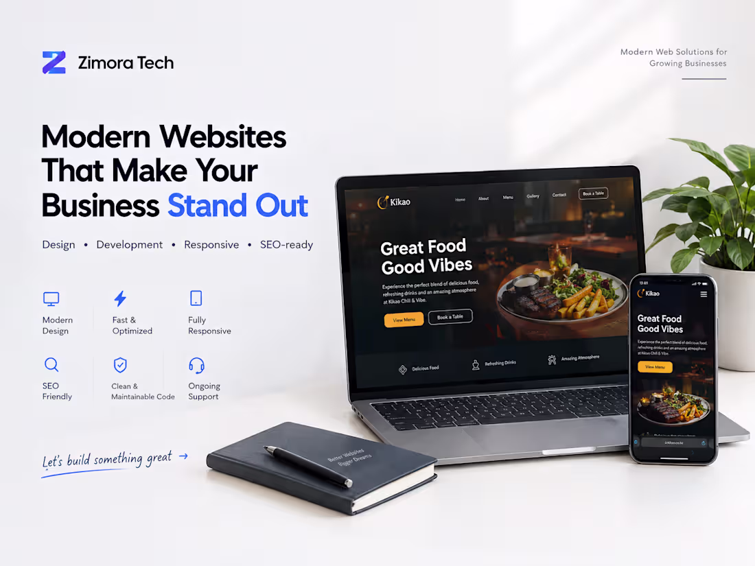 Cover image for I will design and build a modern website for your business
