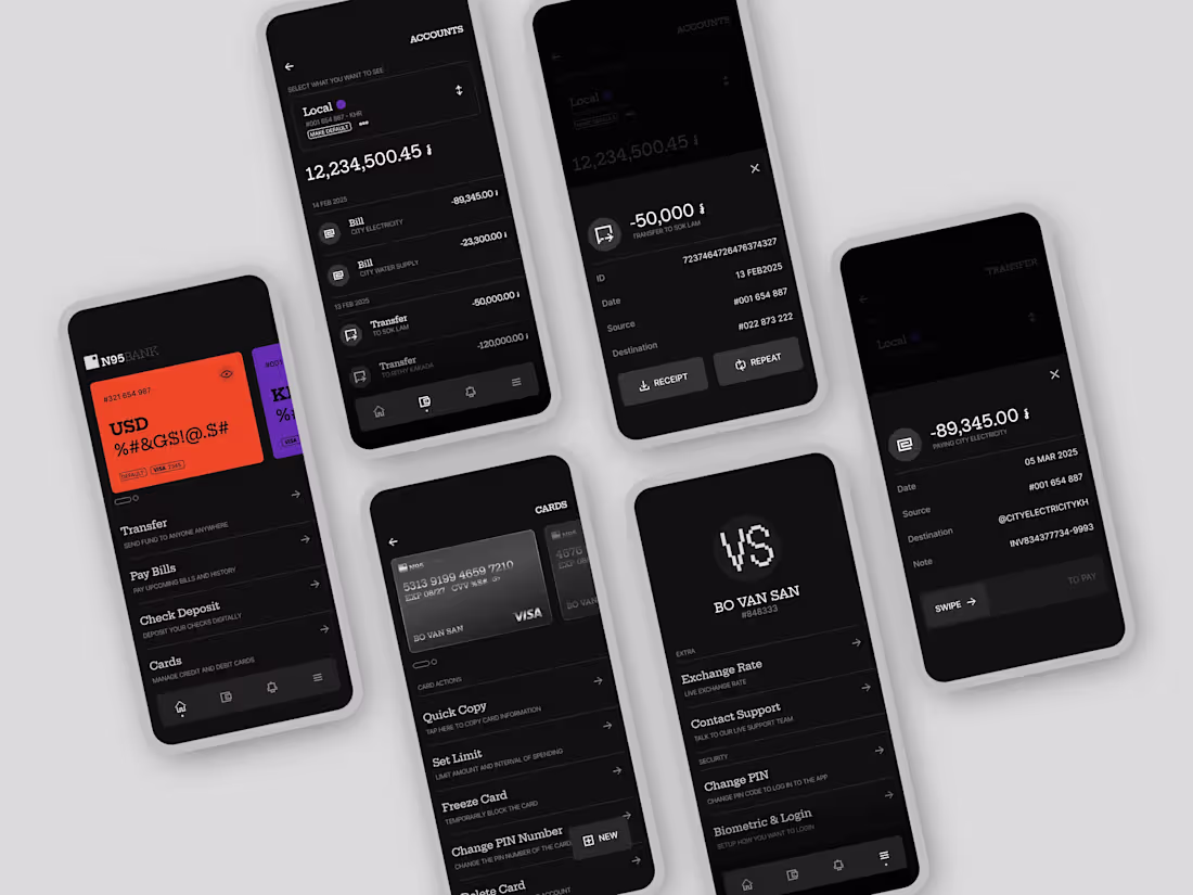 Cover image for Minimal Banking App Concept