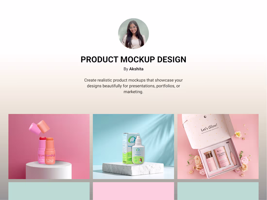 Cover image for Product Mockup Design