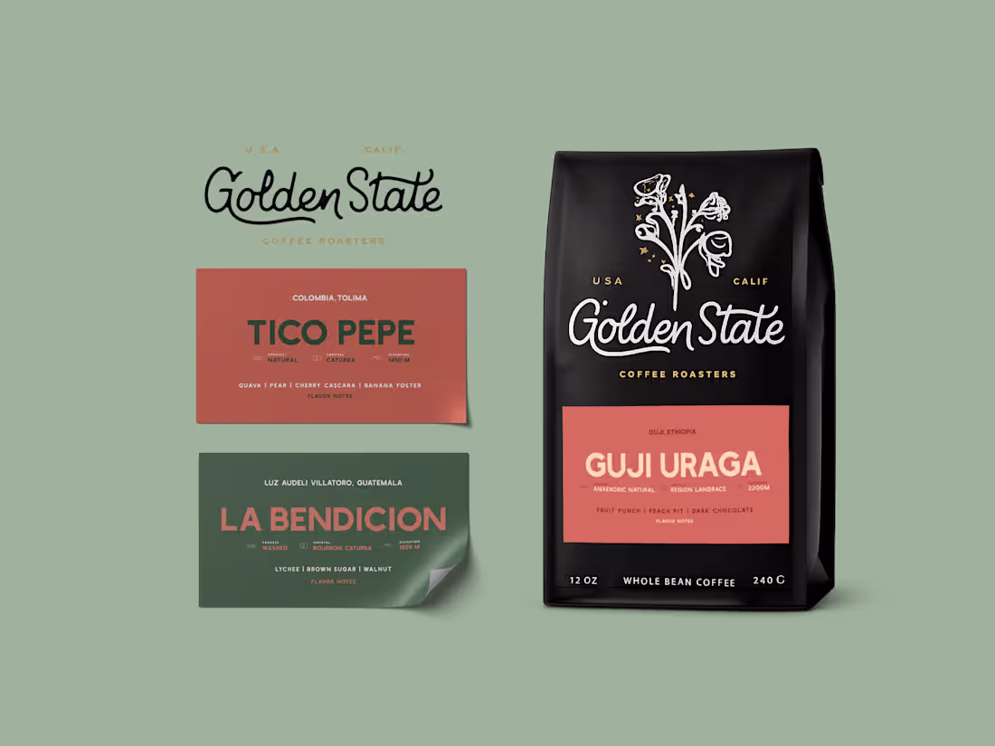 Cover image for Label design for coffee roaster