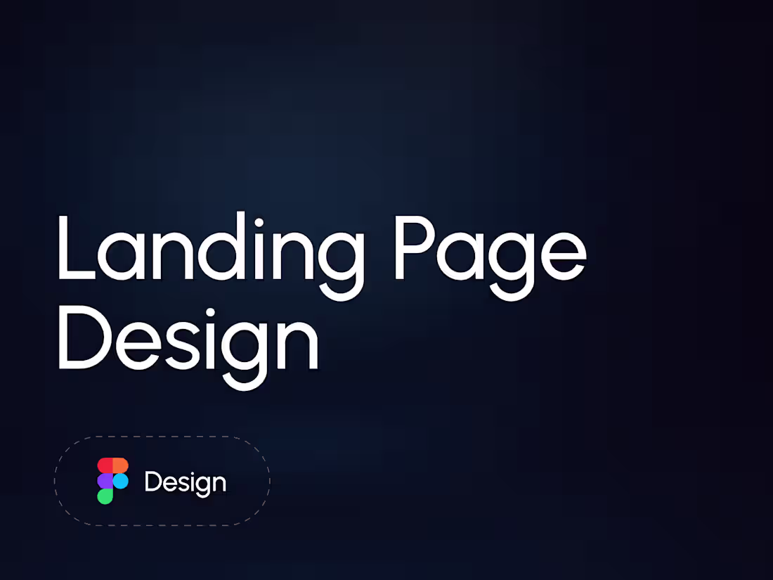 Cover image for Landing Page Design - Dev-Ready Figma File