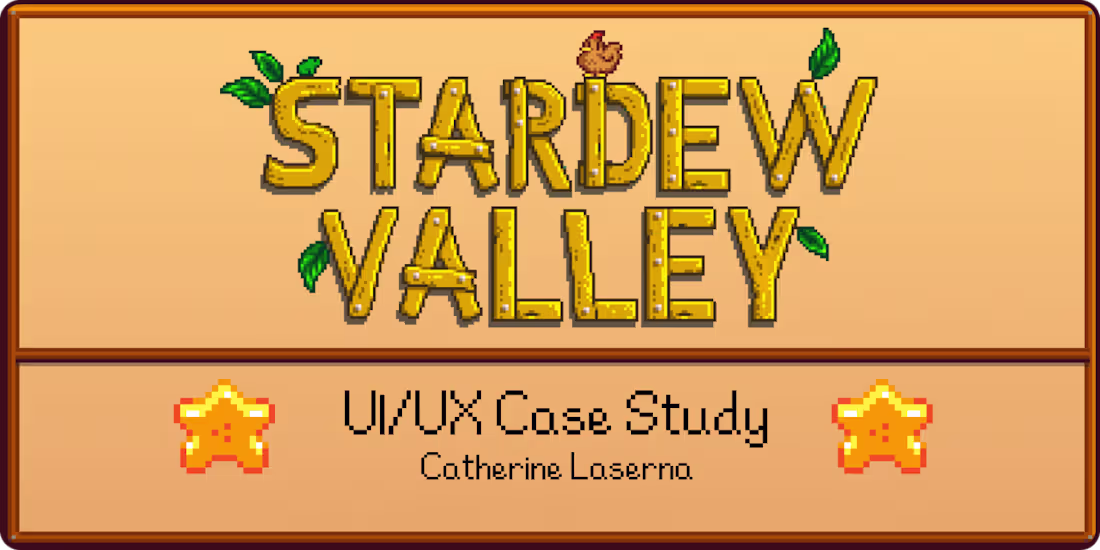Cover image for Stardew Valley User Experience Redesign