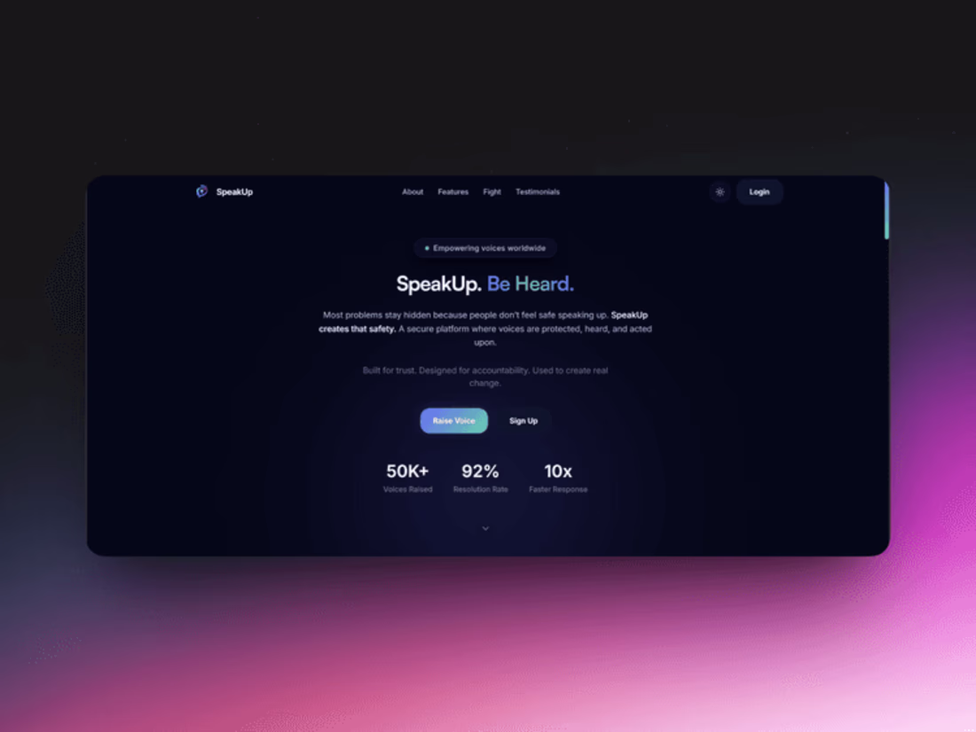 Cover image for SpeakUp
