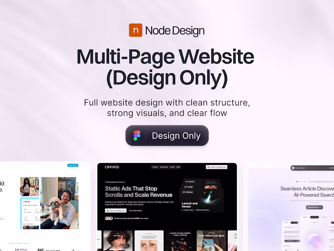 Cover image for Multi-Page Website Design