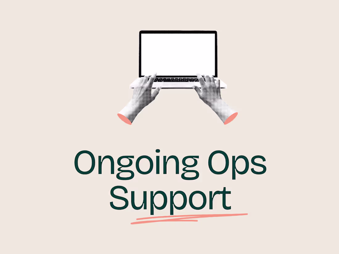Cover image for Ongoing Ops Support