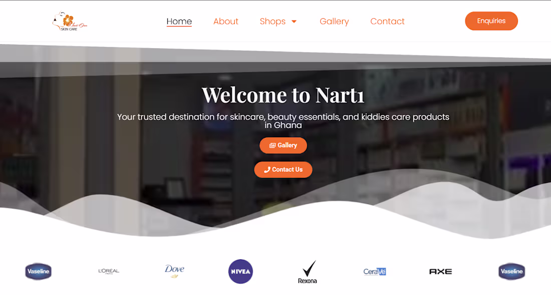 Cover image for Multi-Brand WordPress Website for Skincare,