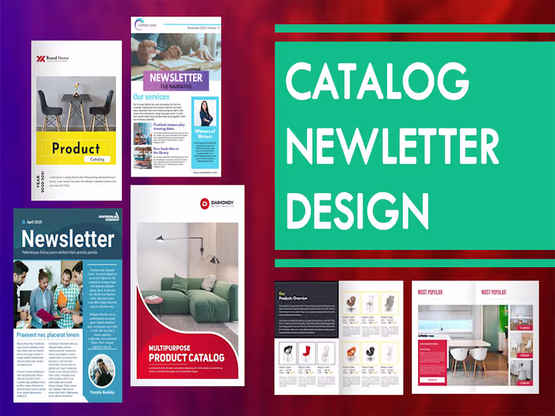 Cover image for Catalog and Newsletter Design