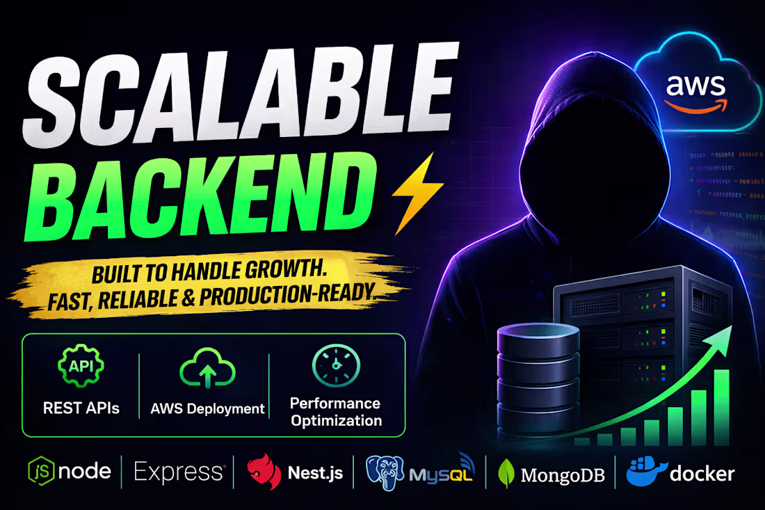 Cover image for Backend Engineer | APIs, Scaling & Performance