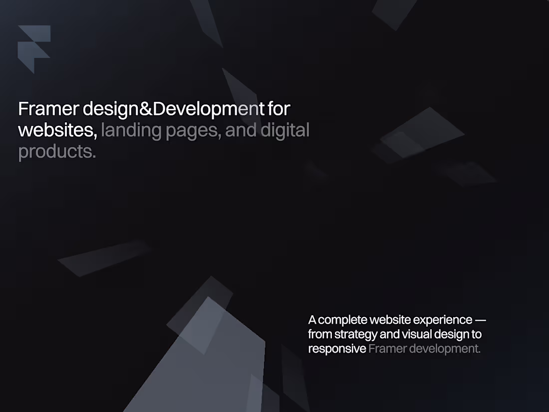 Cover image for Framer Website/Landing Page & Development