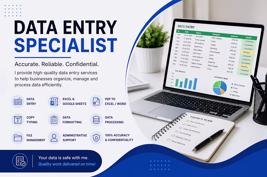 Cover image for Data Entry Specialist 