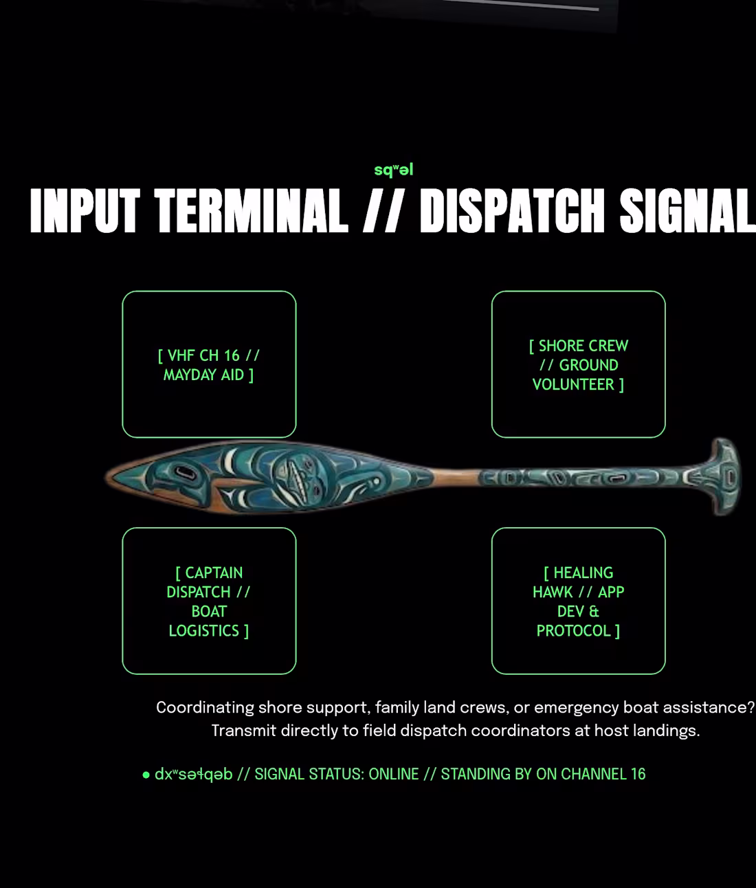 Cover image for PADDLE SIGNAL is a sovereign