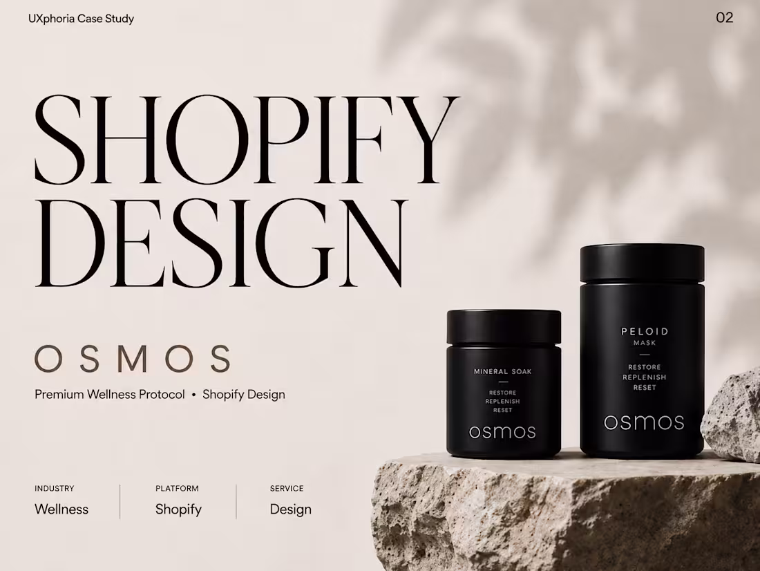 Cover image for Shopify Ecommerce UX & CRO Case Study | Osmos