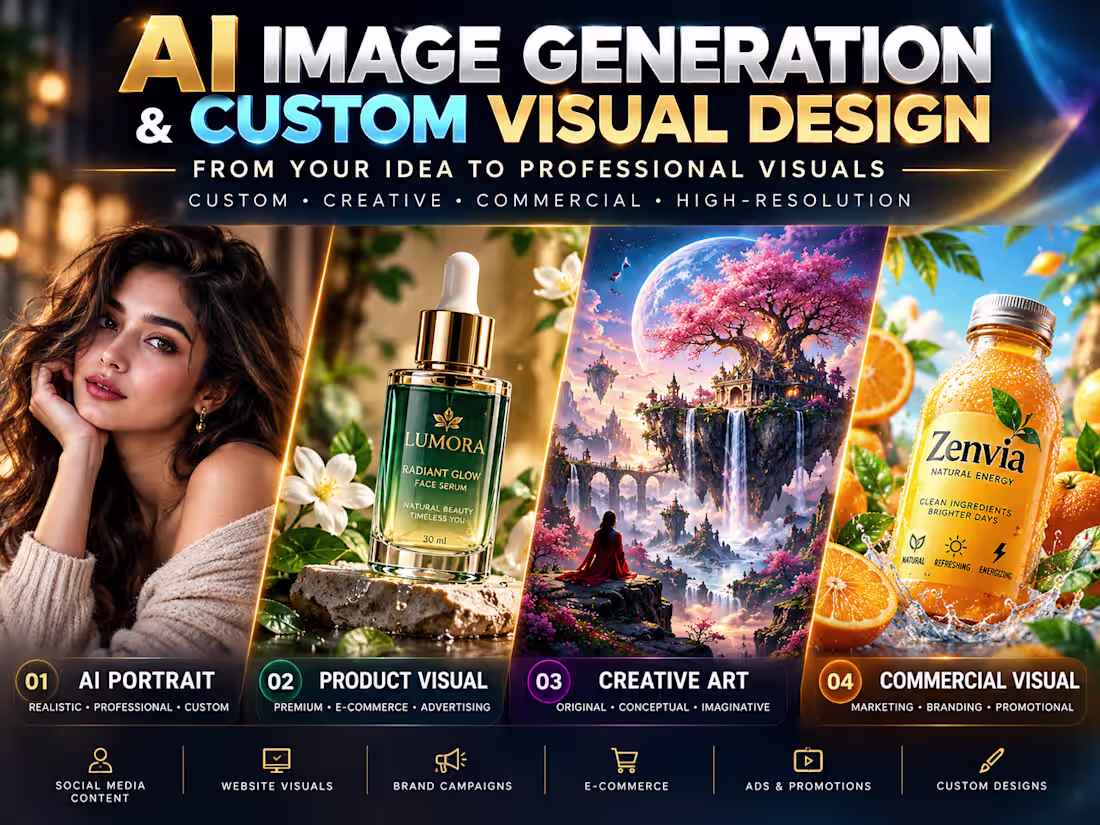 Cover image for AI Image Generation & Custom Visual Design