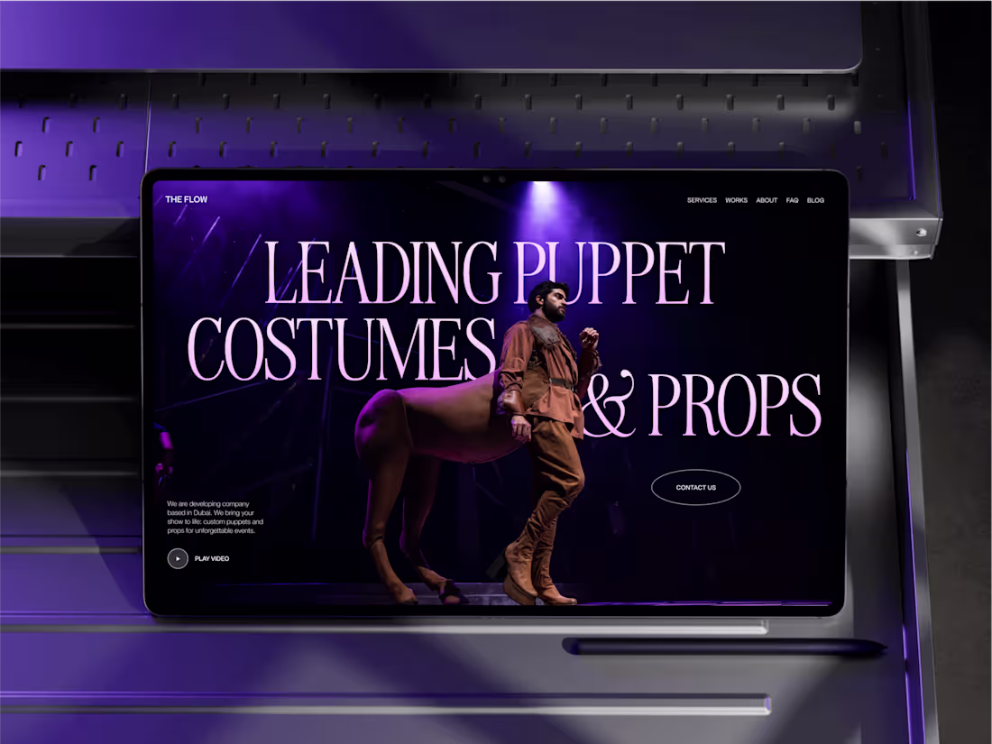 Cover image for Premium Website for Creative Agency in Dubai
