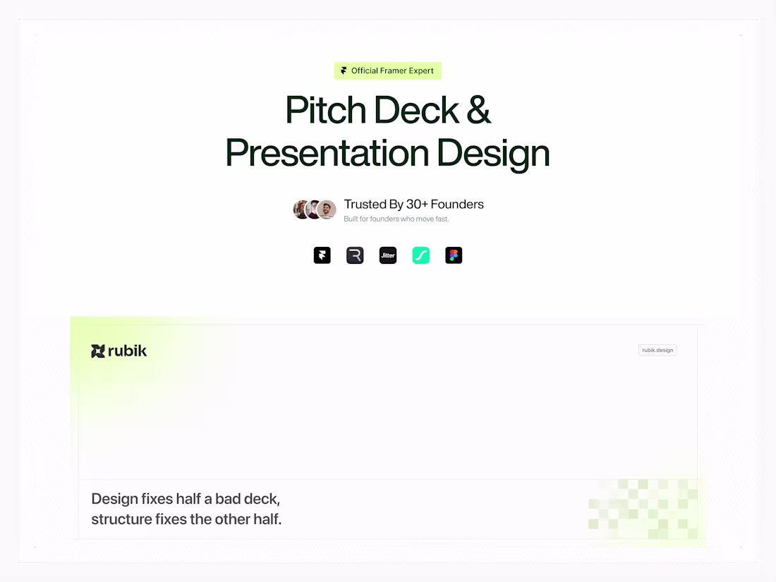 Cover image for Pitch Deck & Presentation Design