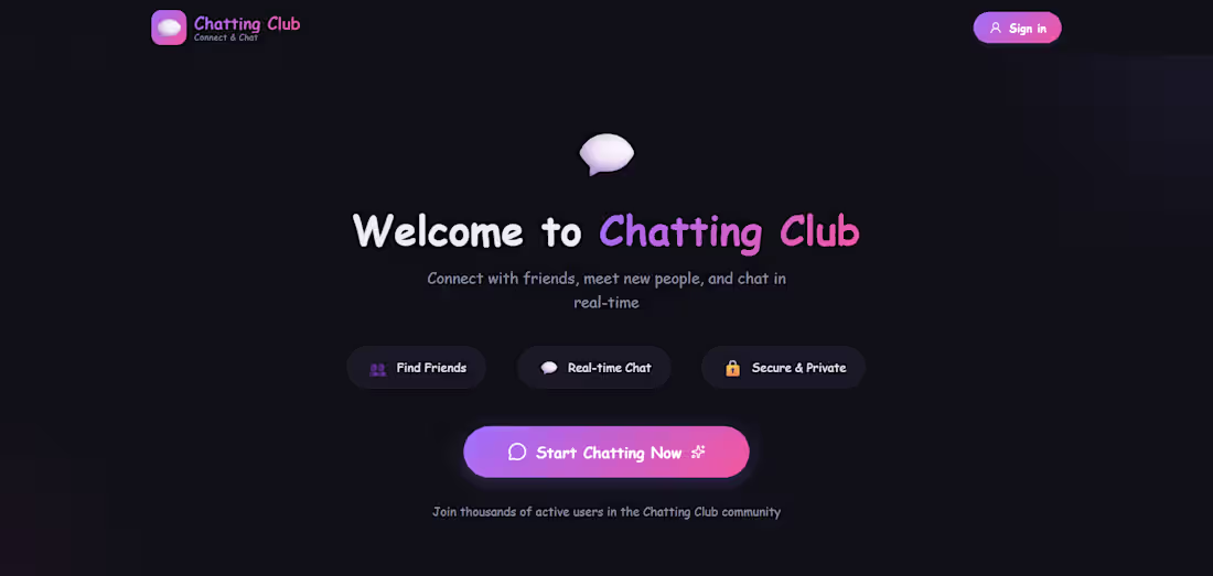 Cover image for Introducing the ChattingClub MERN application,