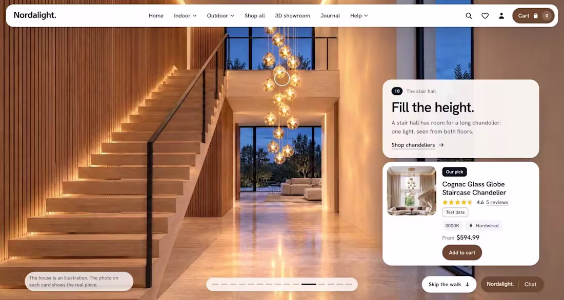 Cover image for Custom 3D product website — AI assistant optional