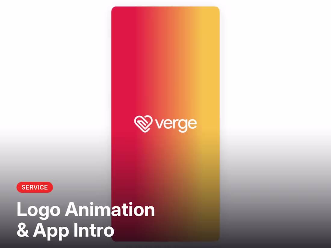 Cover image for Logo Animation and App Intro for Brands and Apps