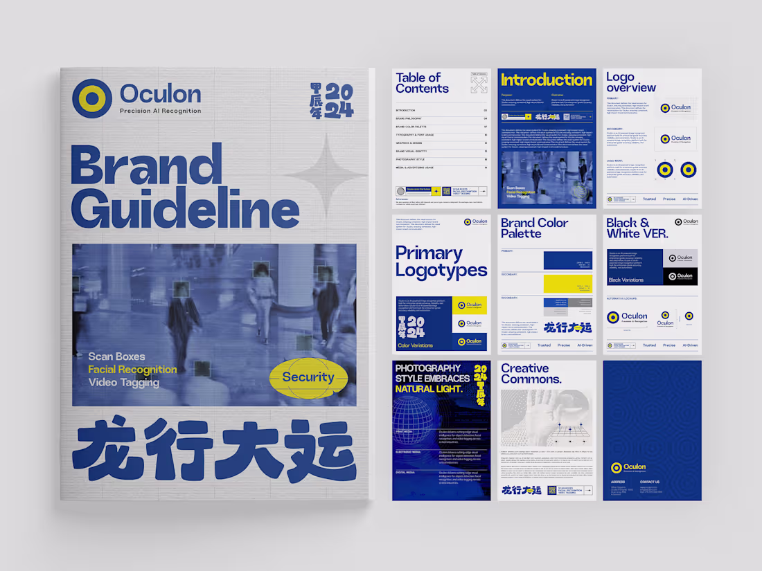 Cover image for Oculon Brand Guideline Development