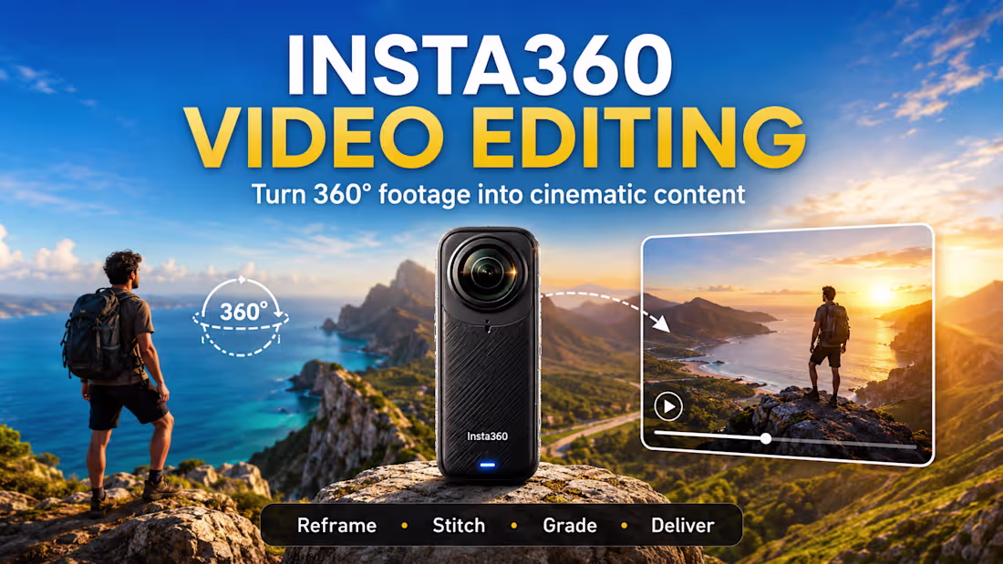 Cover image for Insta360 Video Editor | Cinematic Videos | Top Rated