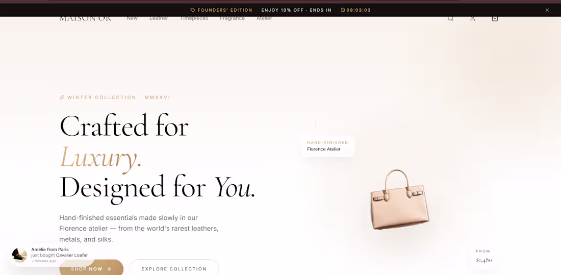 Cover image for AI-Powered Luxury Website Design