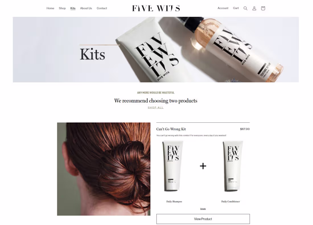 Cover image for Five Wits — Custom Shopify