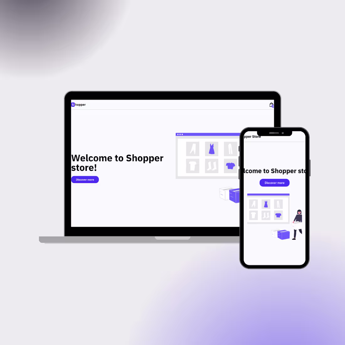 Cover image for Shopper Store is an e-commerce site. https://shopper-estore....