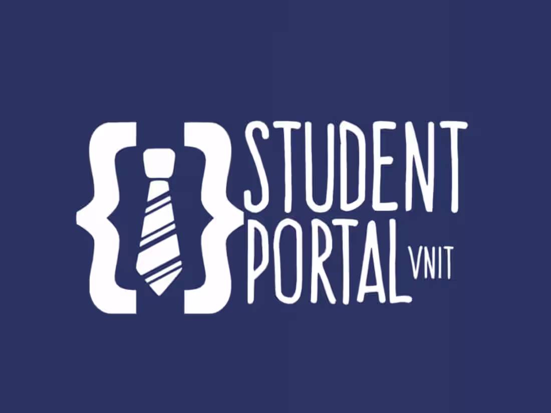 Cover image for Student Portal for VNIT Nagpur