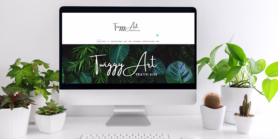 Cover image for Art Gallery | Twiggy Art - UI Design Website and Social Media 