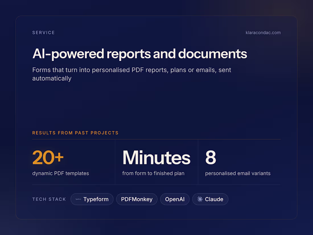 Cover image for AI-powered reports and documents