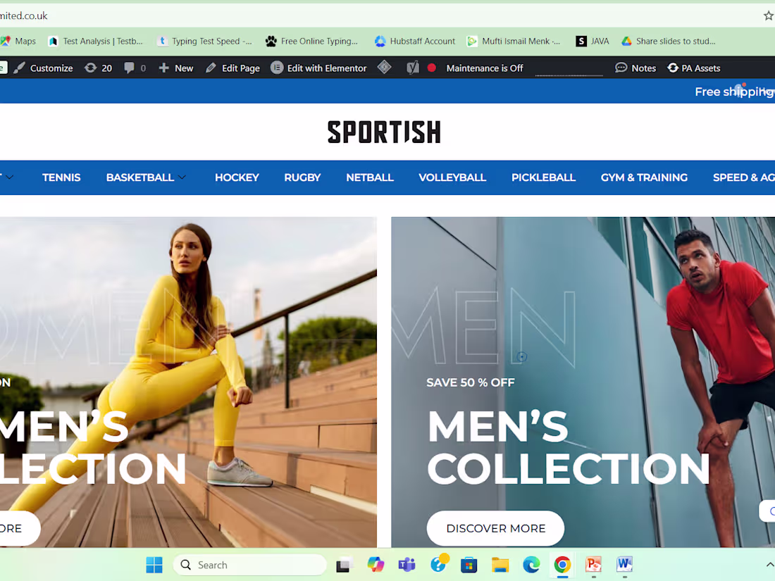 Cover image for Wordpress Ecommerce Website