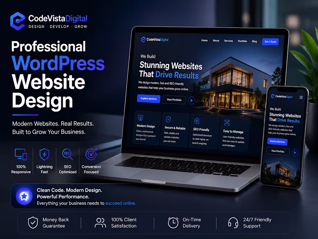 Cover image for Designed and developed a modern,