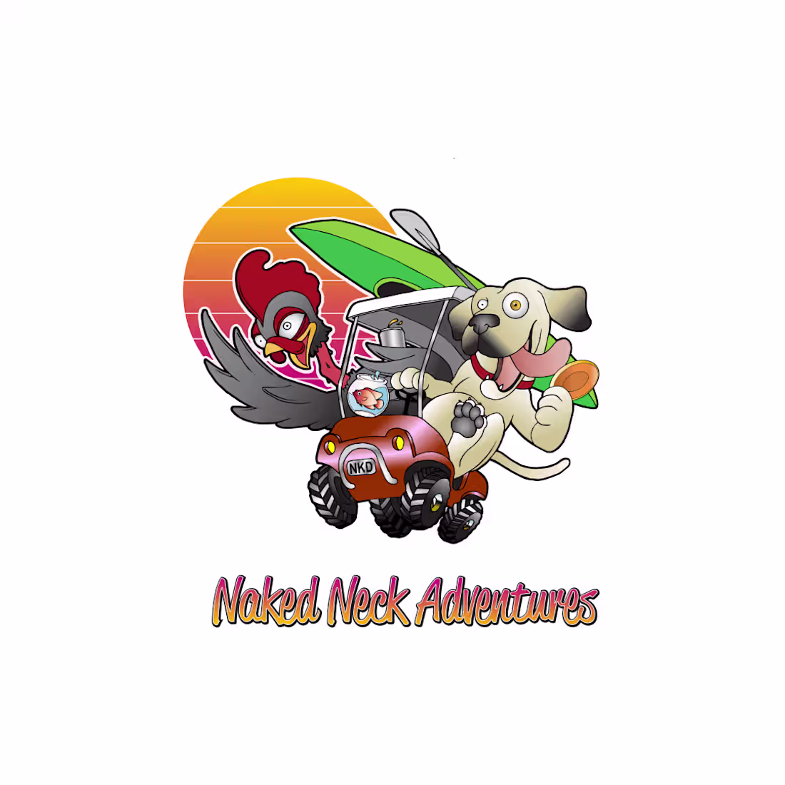 Cover image for Naked Neck Adventures - Brand Identity, Marketing Design